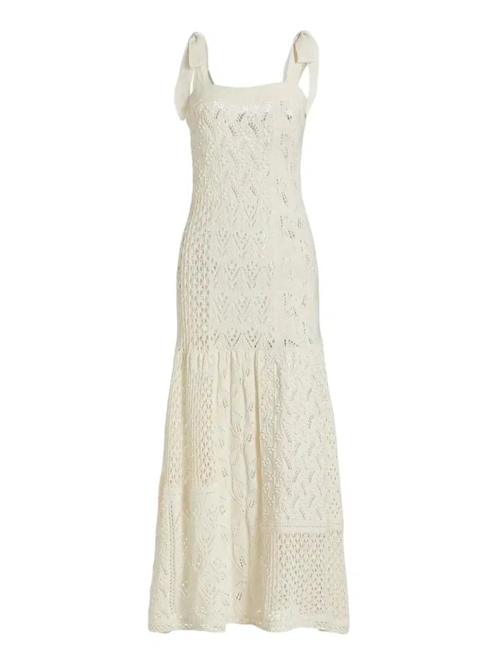 Zimmerman Cream Crochet Maxi Skirt - Elegant Women’s Boho Skirt